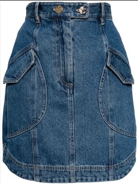 ACLER Glenfern Cargo Denim Skirt Size 10